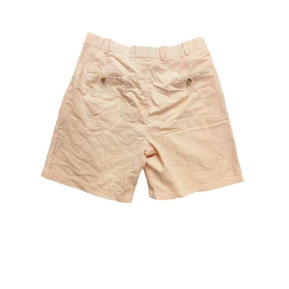 Peter Millar seersucker Cotton Men's 32x7.5 shorts,striped,Casual pleated - Picture 2 of 9